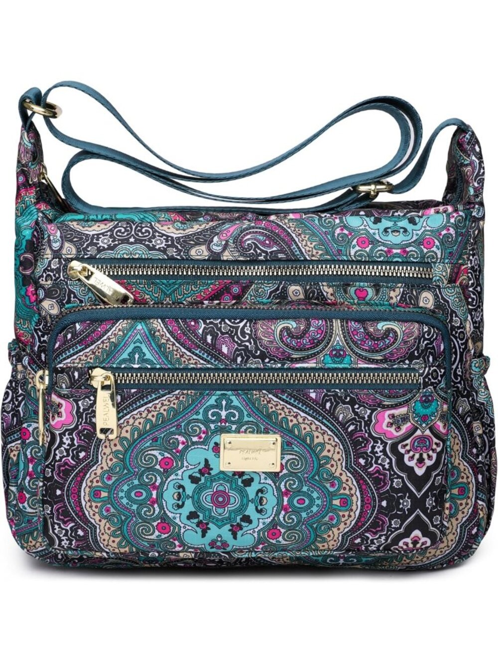 Stylish Women's Shoulder Handbag - Roomy Tote with Multiple Pockets & Crossbody
